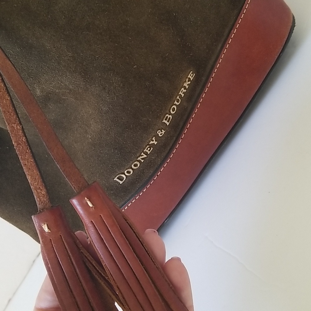 DOONEY &Bourke Suede Drawstring Bag. SOLD OUT !!! - Picture 7 of 16